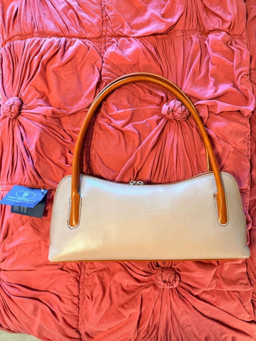 Borgo Degli Etruschi Italian Leather Shoulder Bag